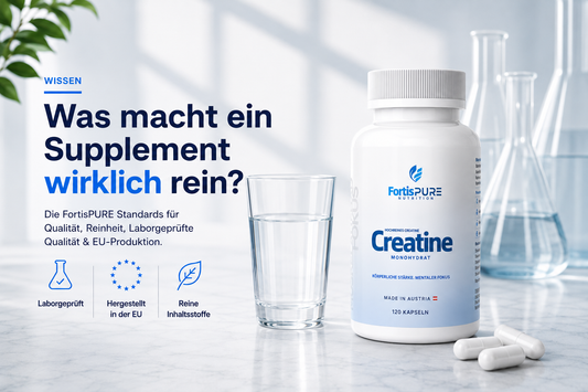 Was macht ein Supplement rein? | FortisPURE Qualität