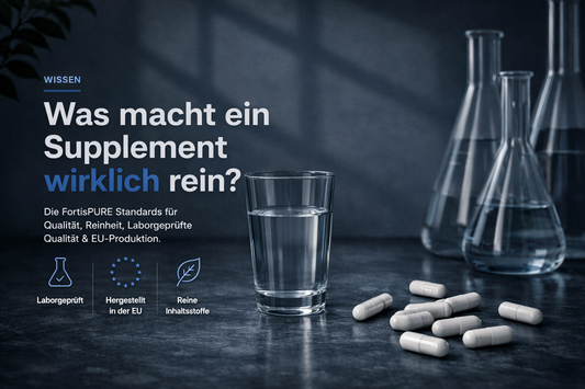 Was macht ein Supplement rein? | FortisPURE Qualität